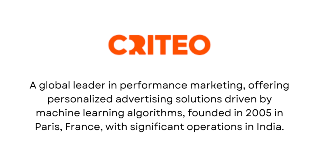 Criteo - Top 10 AdTech Startups in India