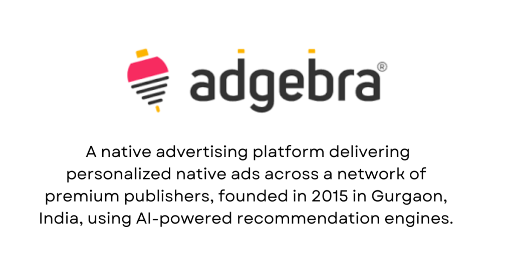 Adgebra -  Top 10 AdTech Startups in India