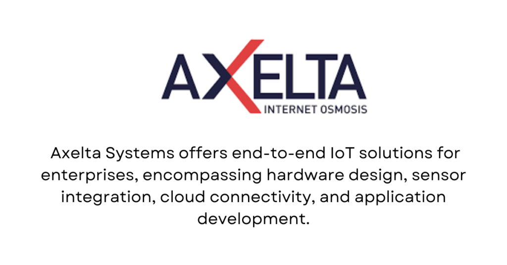 Axelta Systems - Top 10 IoT Startups in India