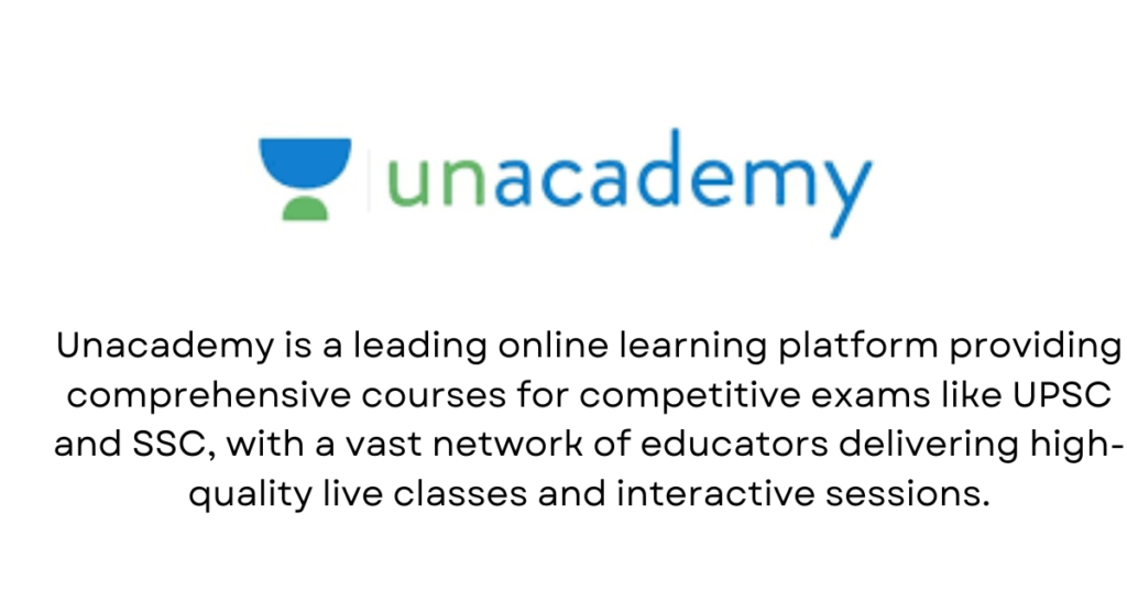 Unacademy - Top 10 E-learning Startups in India