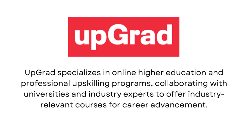 UpGrad  -  Top 10 Edutech Startups in India