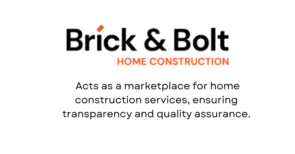 Brick&Bolt - Top 10 ConstructionTech Startups in India