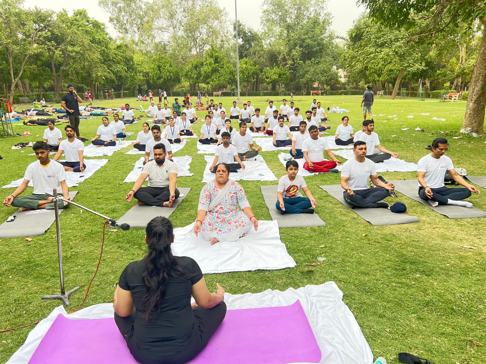 Empowering Community Health: NKS Hospital’s Yoga Day Awareness Camp and Free Health Checkup Event