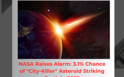 NASA Raises Alarm: 3.1% Chance of "City-Killer" Asteroid Striking Earth in 2032