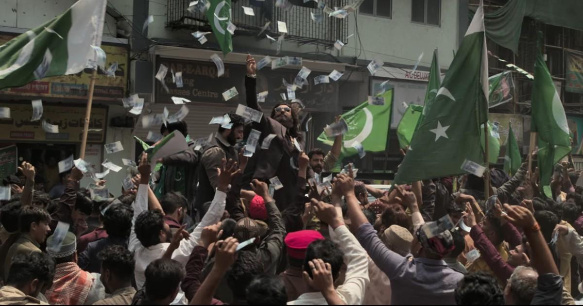 Dhurandhar The Revenge movie poster showing lead actor in action scene