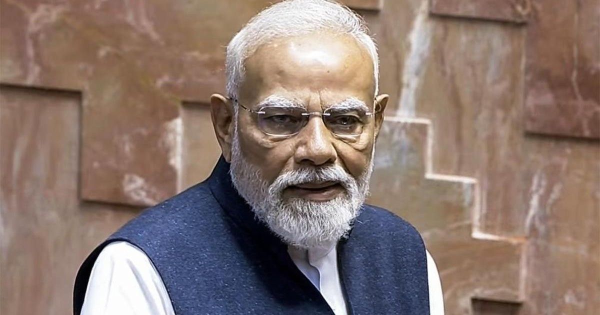 Prime Minister Narendra Modi speaking in Lok Sabha on West Asia conflict