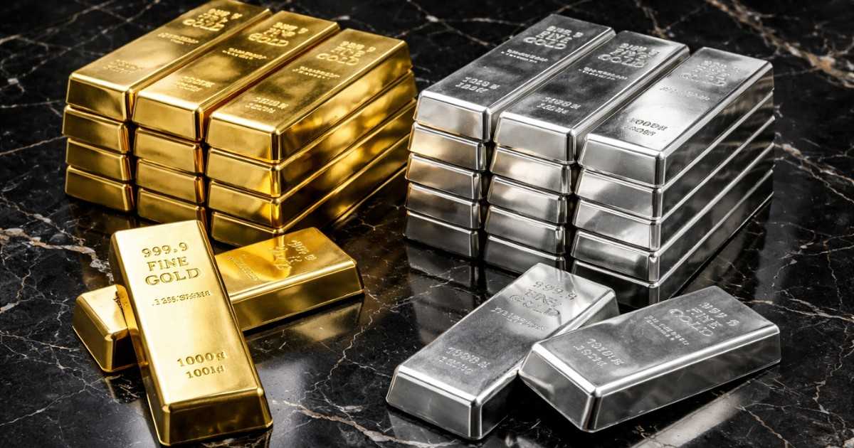 Gold silver price fall Iran war