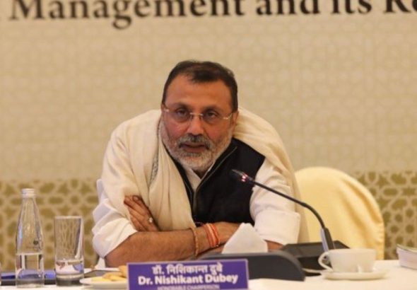 Nishikant Dubey BJP's MP Targets Congress Over River Agreements, Says ‘Farmers Are Suffering While Water Goes to Bangladesh’