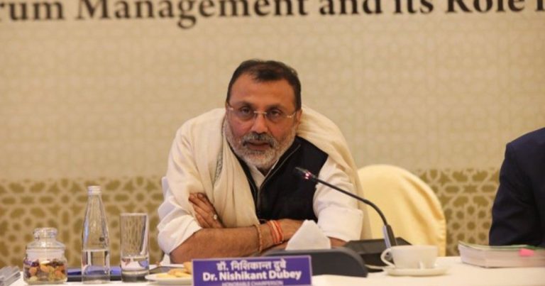 Nishikant Dubey BJP's MP Targets Congress Over River Agreements, Says ‘Farmers Are Suffering While Water Goes to Bangladesh’