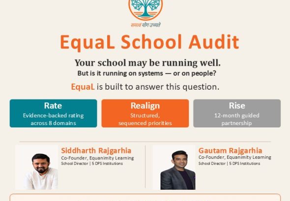 Equanimity Learning unveils EquaL to strengthen governance, learning and school performance