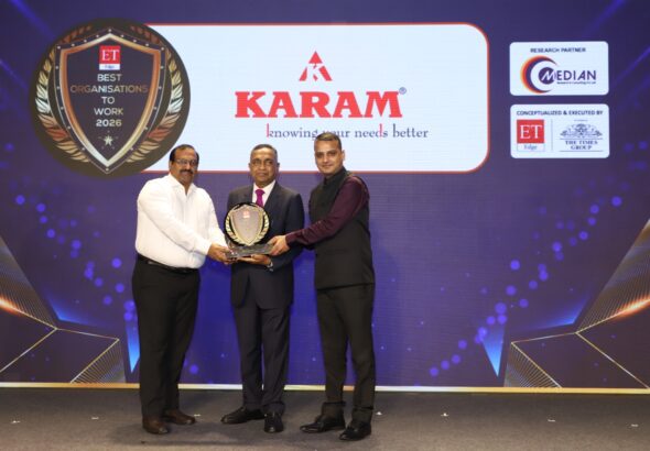 KARAM Safety honoured with the ET Edge Best Organisation to Work 2026 award in the Manufacturing & Industrial category