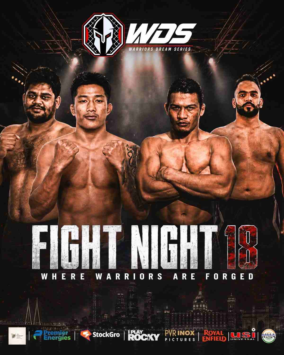 Warriors Dream Series gears up for Fight Night 18 in Mumbai on August 28 and 29-100kb