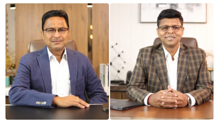 Caption - Satish Agarwal, Managing Director and Narendra Agarwal, Director, Aishwaryam Group, one of the largest developers in PCMC